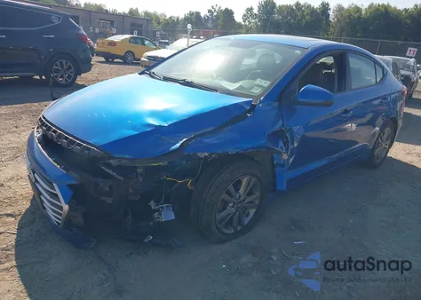 2018 Hyundai Elantra Sel/Value/Limited из США, поврежденный, VIN 5NPD84LF4JH360068